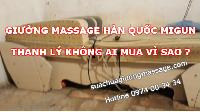 Giường massage Hàn Quốc Migun thanh lý không ai mua